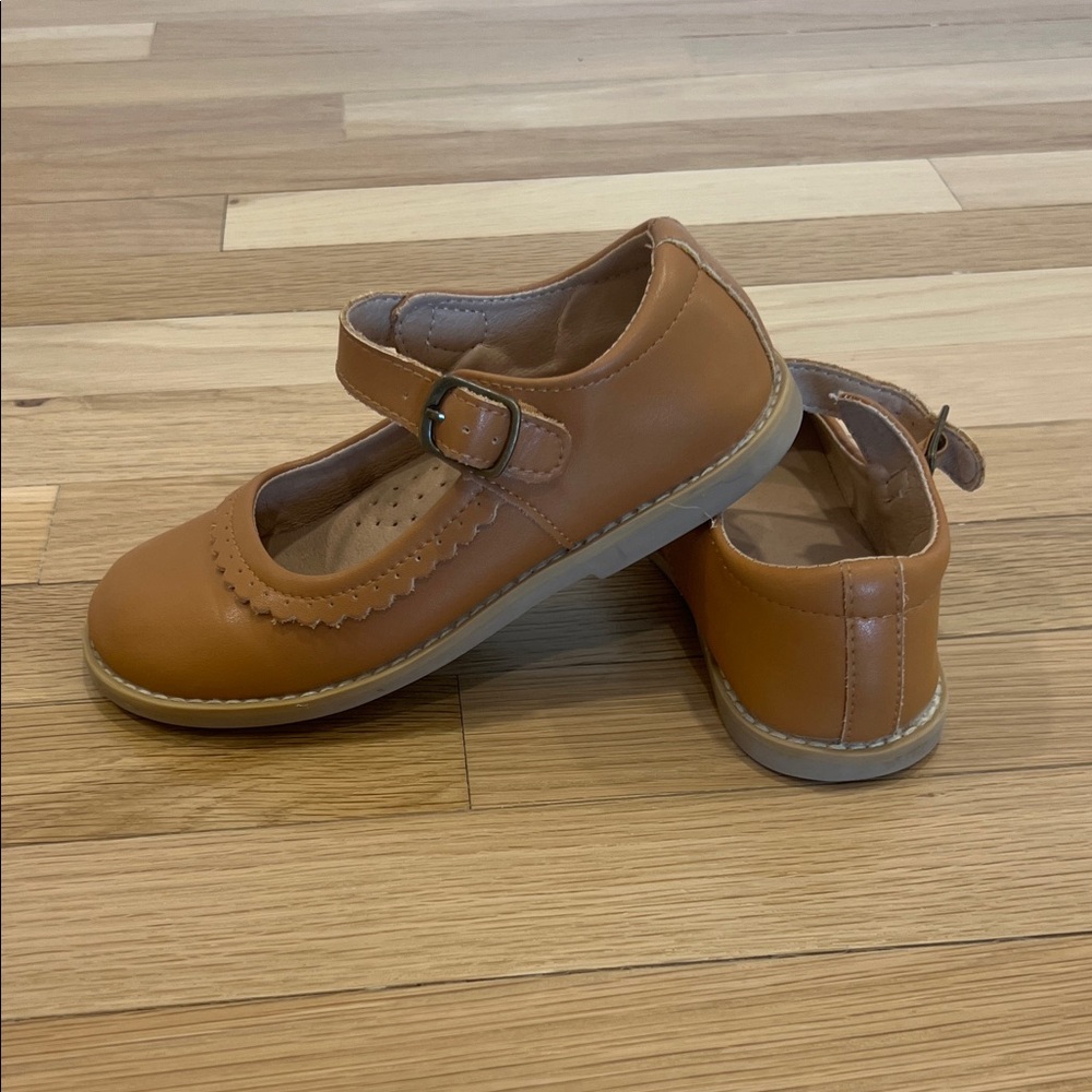 SweetHoney Tan Kids Dress Shoes